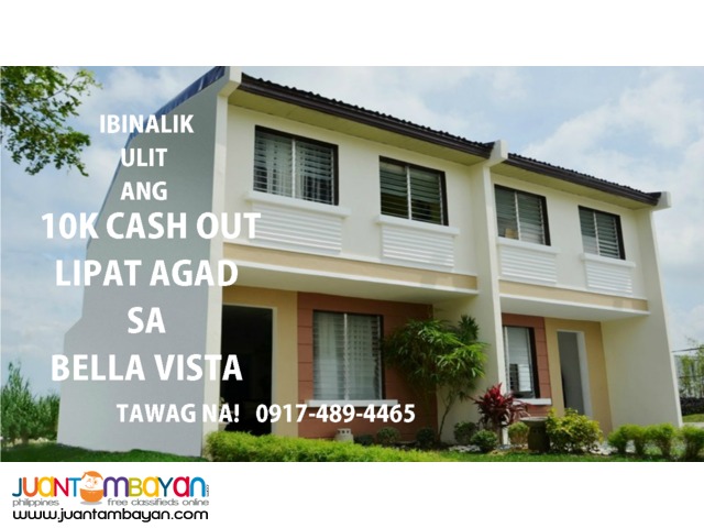 10K Lipat Agad Townhouse General Trias Cavite Bella Vista