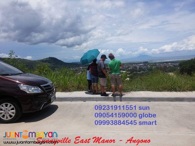 Overlooking Residential Lot for Sale in Sunnyville Angono Installment