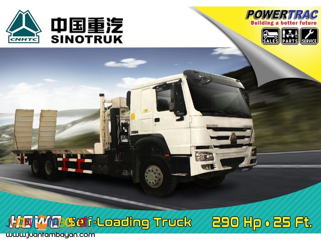 howo self loading truck