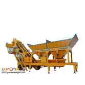 YHZ35 mobile concrete batching plant