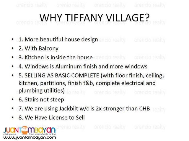 affordable house and lot at Tiffany Village Makiling Calamba City