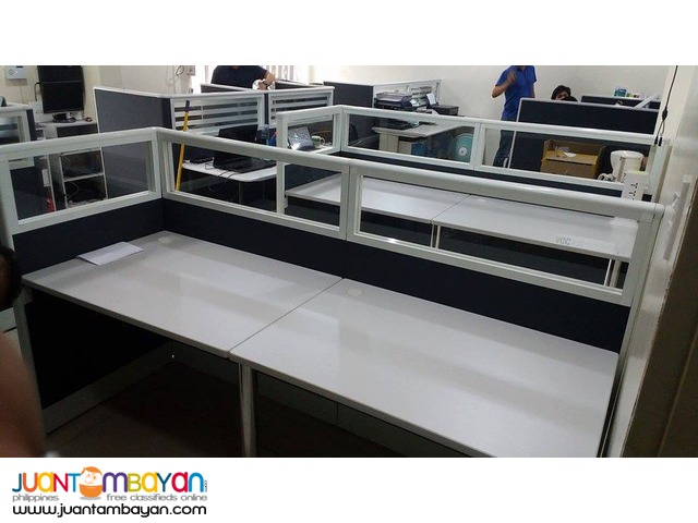 Office Partition with Office Table Costumize