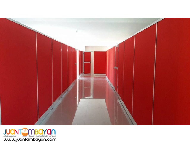 Red Fabric Floor to Ceiling Red Fabric Floor to Ceiling