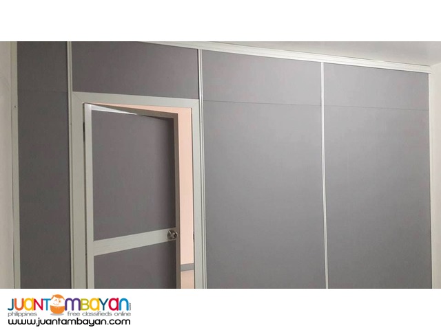 Gray Fabric Floor To Ceiling Office Partition Pasig Jenelyn