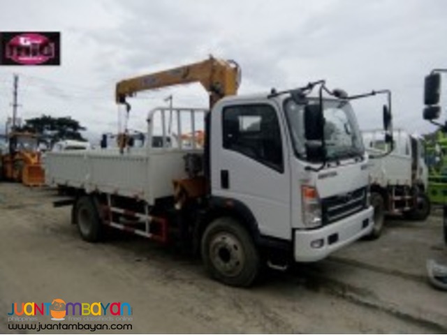 6 Wheeler Boom Truck with 3.2T Boomer euro IV