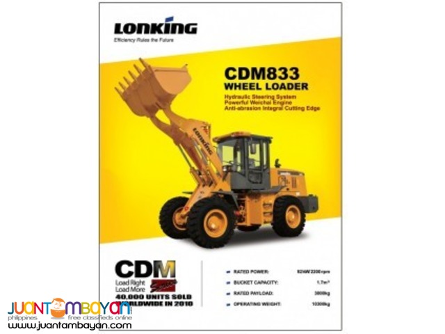 CDM833 Wheel Loader,Lonking
