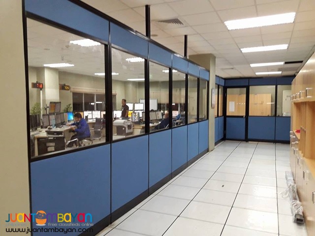 -Floor to Ceiling Office Partition