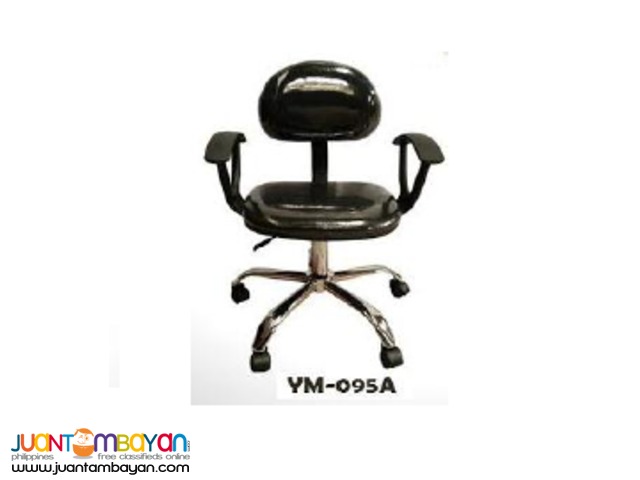 YM-095A Fabric Clerical Chair, Chrome Starbase