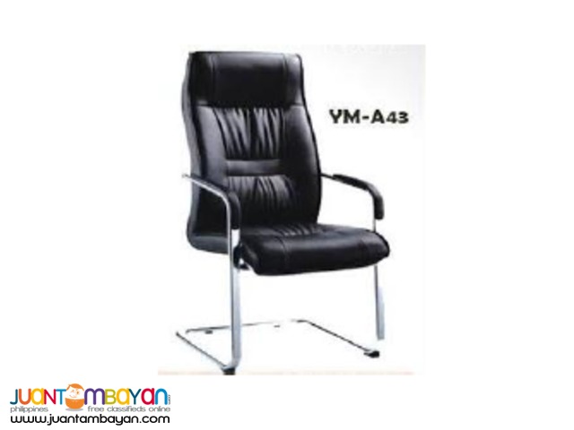 YM-A43 Leatherette High-Back Visitor Chair
