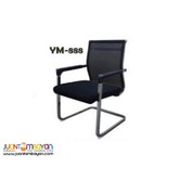 YM-888 Mesh-Back Sled Type Visitor Chair