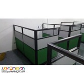Full fabric with Glass Office Partition