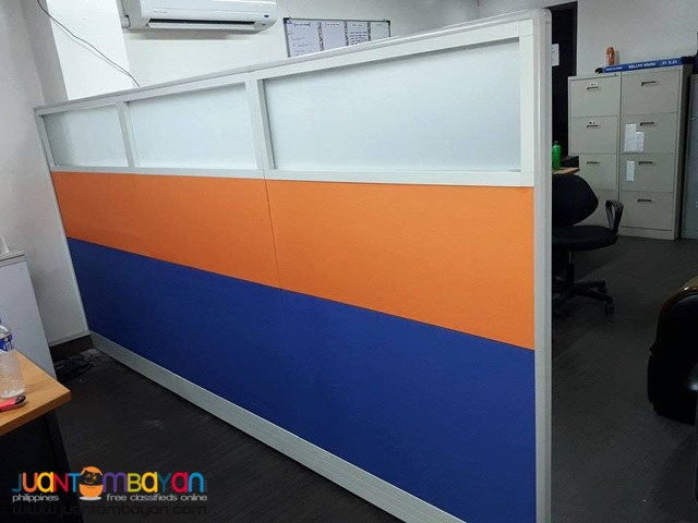 Clear Glass Design Office Partition