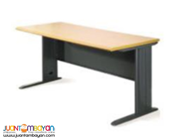 FST Table Beech-Black metal legs