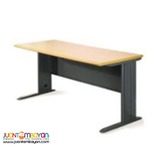 FST Table Beech-Black metal legs