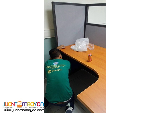 Laminated Table Office Partition Laminated Table Office Partition