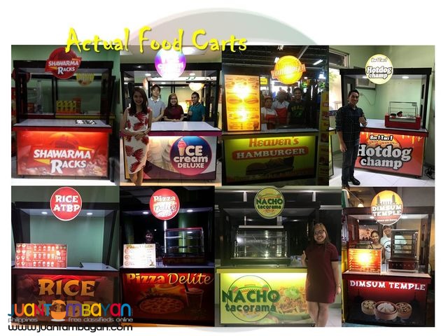 Food Cart, Frappe, Burger, Pizza, Siomai, Fries Business