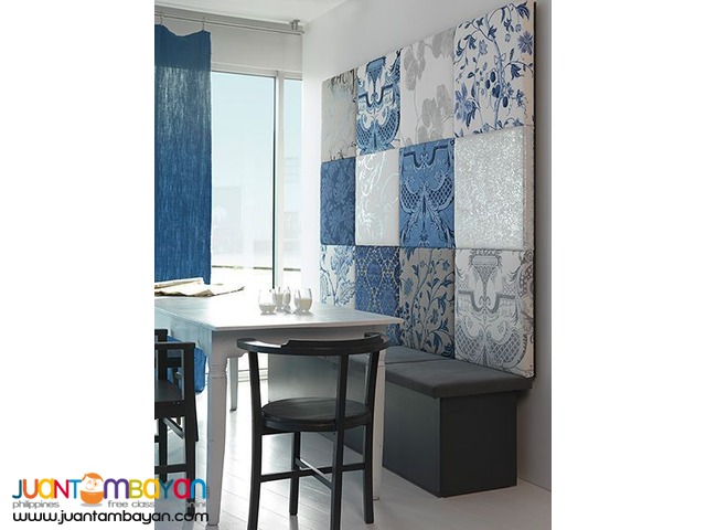 folding table.wallpaper.bar stool.sofa set