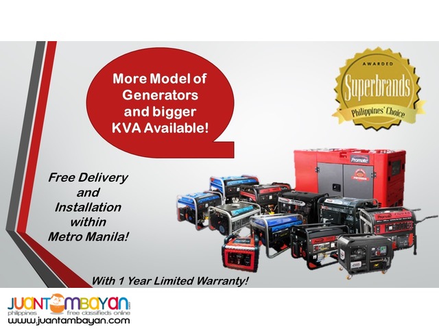 Stationary Diesel Generator 15KVA PROMATE 15SDG