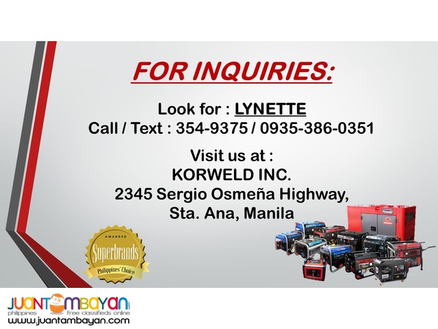 Stationary Diesel Generator 15KVA PROMATE 15SDG