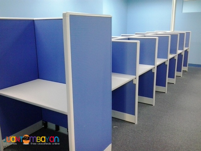 office partition to call center type office partition to call center type