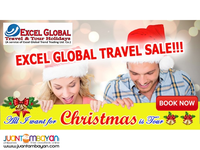 Excel Global Travel Tour Package Sale!