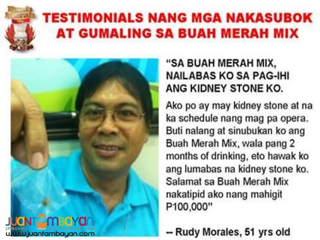 BUAH MERAH MIX KIDNEY STONE TESTIMONY BUAH MERAH MIX KIDNEY STONE TESTIMONY