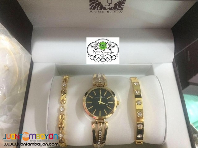 ANNE KLEIN LADIES WATCH - ANNE KLEIN BANGLE WATCH BOX SET