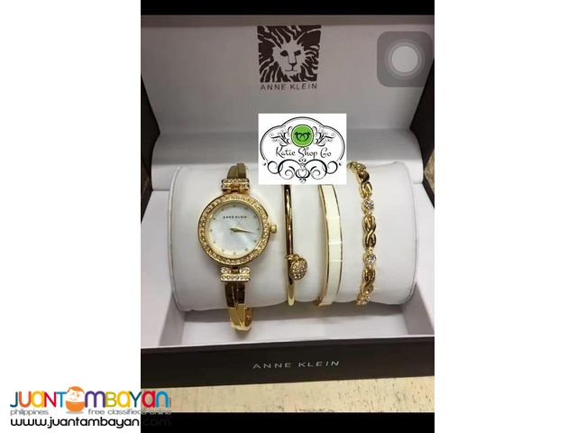 ANNE KLEIN LADIES WATCH - ANNE KLEIN BANGLE WATCH BOX SET