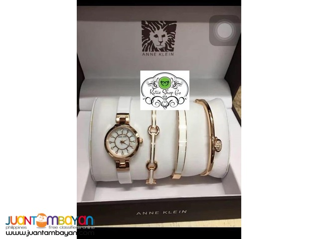 ANNE KLEIN LADIES WATCH - ANNE KLEIN BANGLE WATCH BOX SET