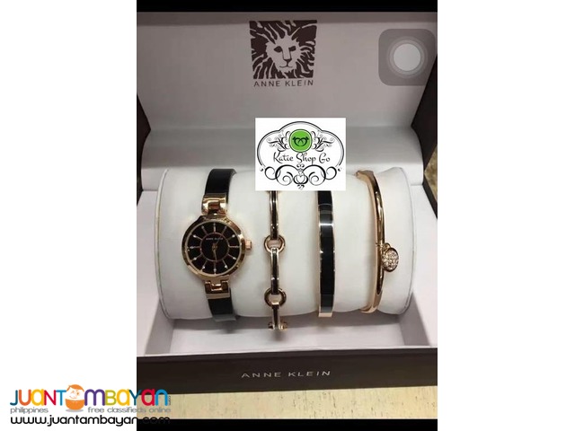 ANNE KLEIN LADIES WATCH - ANNE KLEIN BANGLE WATCH BOX SET