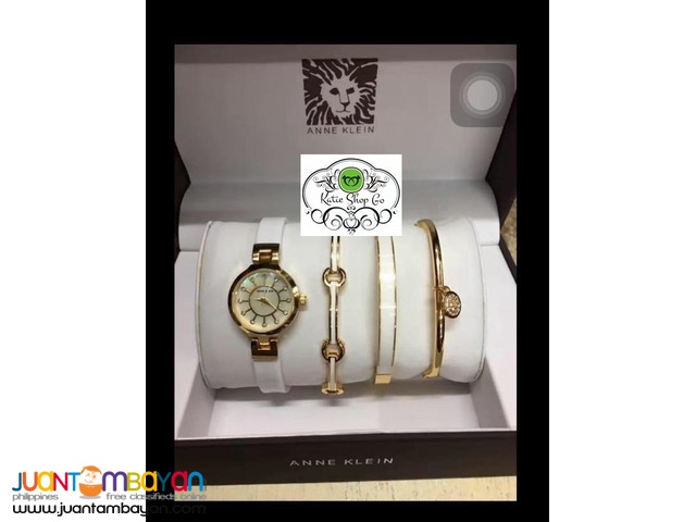 ANNE KLEIN LADIES WATCH - ANNE KLEIN BANGLE WATCH BOX SET