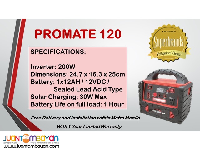 Portable Rechargeable Generator