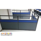 Full fabric with Glass office partition by JVSG