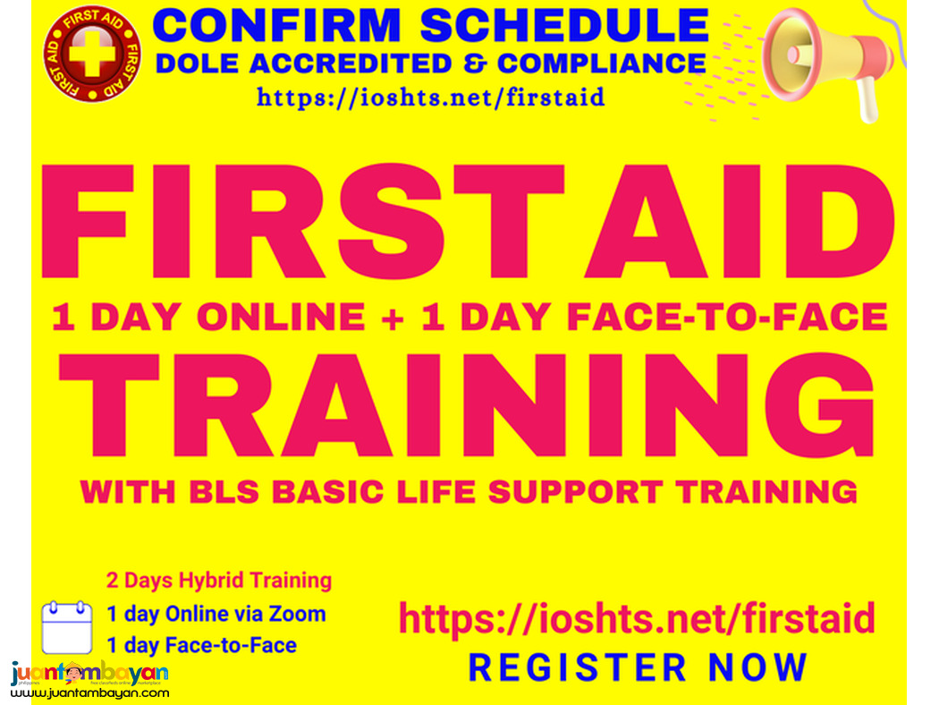 Online First Aid Training BLS Training Face to Face DOLE Training
