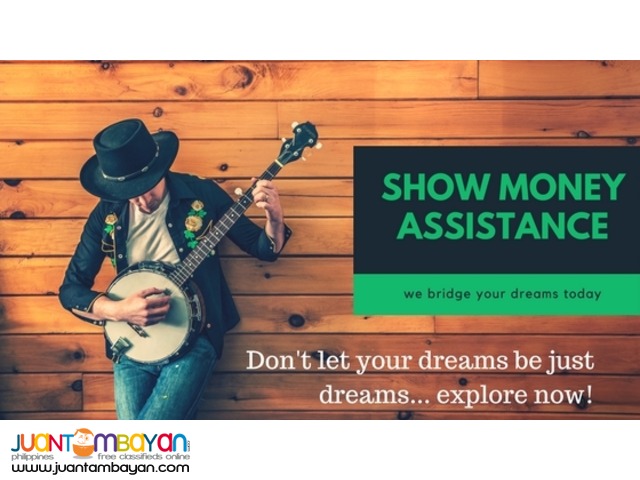 Travel Assistance Loan | Show Money | Proof of Funds Travel Assistance Loan | Show Money | Proof of Funds