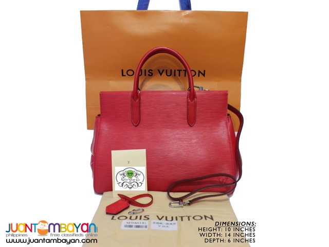 SALE - LOUIS VUITTON MARLY BAG - LV MARLY EPI MM RED BAG