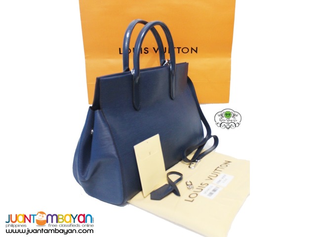 SALE - LOUIS VUITTON MARLY BAG - LV MARLY EPI MM NAVY BLUE BAG