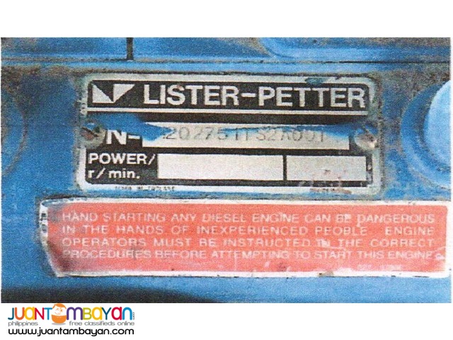 LISTER 4 IN. TRASH PUMP 1
