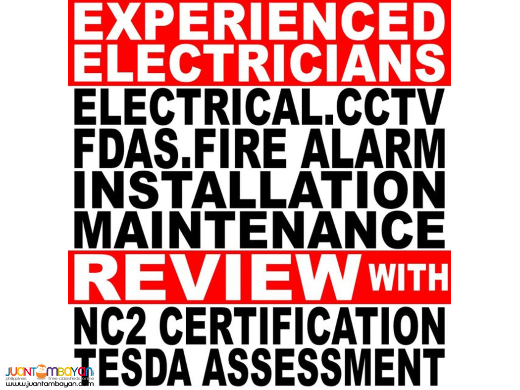 Nc2 Electrician Tesda Nc2 Assessment Electrical Maintenance