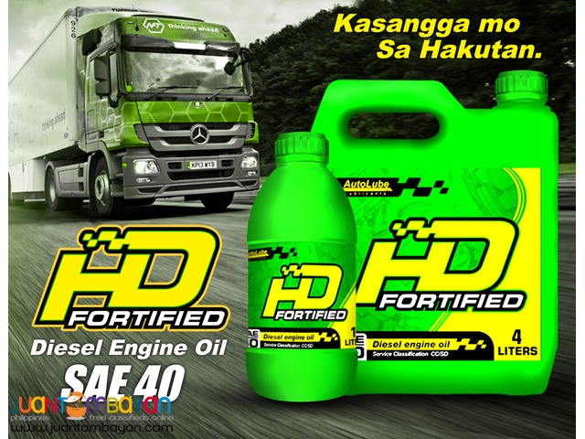 AutoLube HD Fortified SAE 40 Motor Diesel Engine Oil Lubricant AutoLube HD Fortified SAE 40 Motor Diesel Engine Oil Lubricant