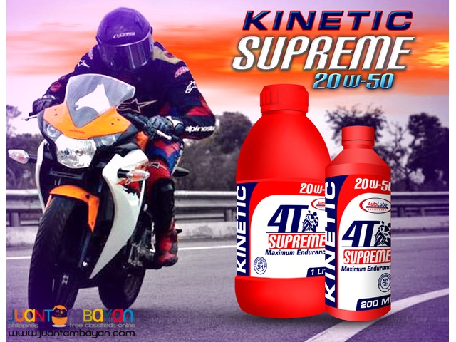 AutoLube Supreme 4T Kinetic Motorcycle  Engine Motor Oil 20W50