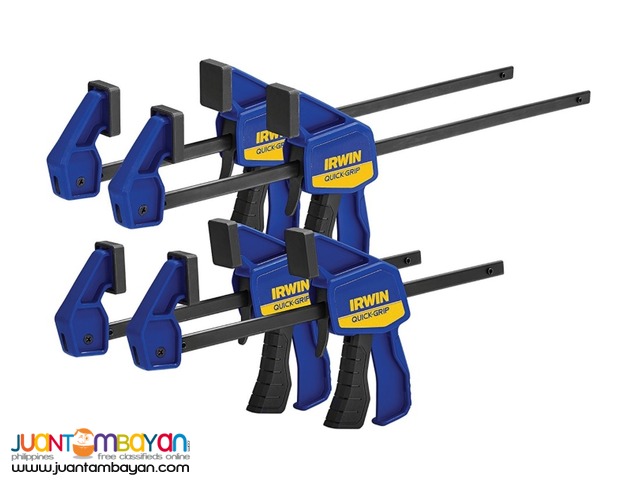 Irwin 1964748 6-inch and 12-inch Quick-Grip Clamp, 4-pack