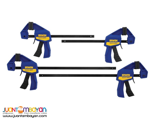 Irwin 1964748 6-inch and 12-inch Quick-Grip Clamp, 4-pack