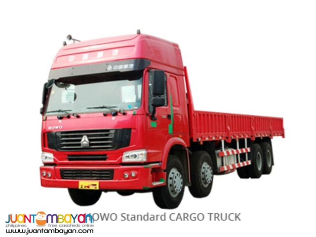 howo standard cargo truck 12 wheeler