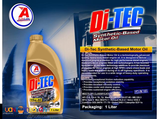 Synthetic Based Di-Tec Motor Oil Diesel Engine Oil Lubricants