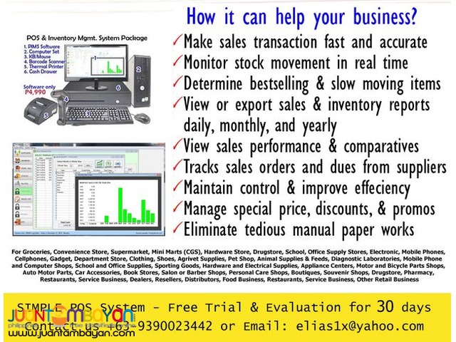 Point of Sale POS with Inventory Stock Management