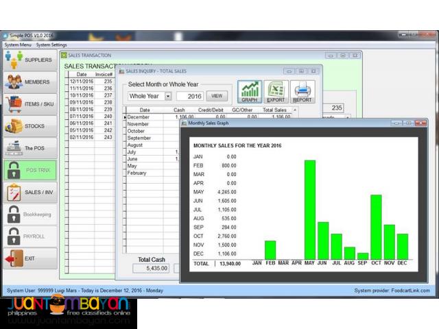 Point of Sale POS with Inventory Stock Management