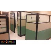 Two toned with Stripes Design Office-PARTITION