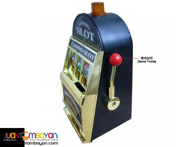 Slot machine piggy bank - 210 x 130 x 110 mm