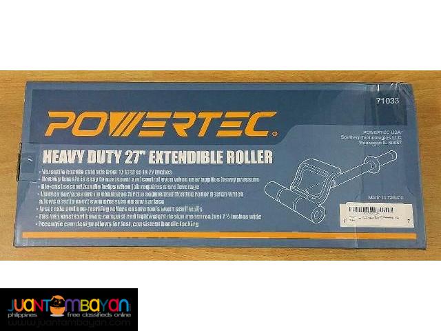 Powertec 71033 Heavy Duty 27-inch Extendible Roller